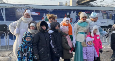 Сегодня в столицу Края на стацию Чита 2 прибыл Дед Мороз!